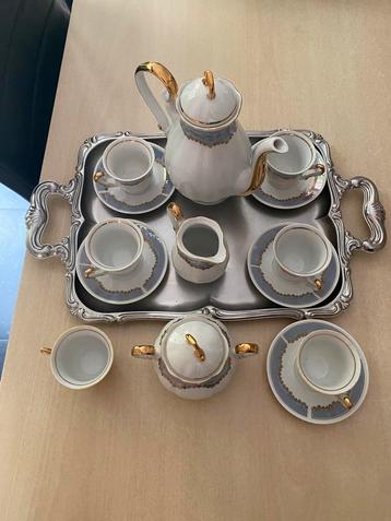 Service à café vintage – porcelaine Yougoslavie (Zak écart) beschikbaar voor biedingen