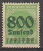 Duitse Rijk 1923 nr 306*, Postzegels en Munten, Verzenden, Duitse Keizerrijk