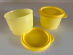 2 Snack cups- potjes 110 ml Tupperware, Maison & Meubles, Cuisine| Tupperware, Jaune, Enlèvement ou Envoi, Récipient ou Bol, Neuf