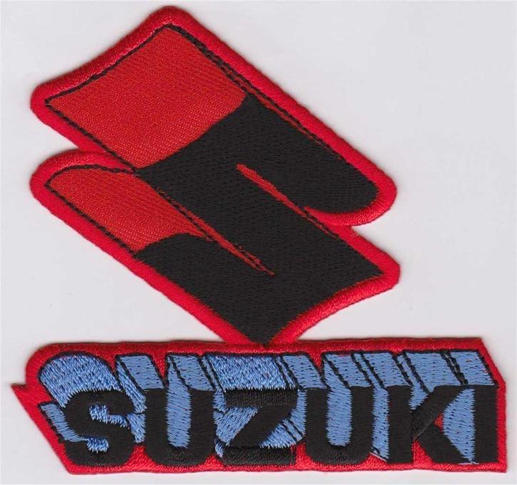 Suzuki stoffen opstrijk patch embleem #12, Motoren, Accessoires | Overige, Nieuw, Verzenden