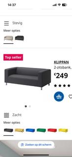 Zitbank ikea kleur grijs, Ophalen, Zo goed als nieuw, Grijs
