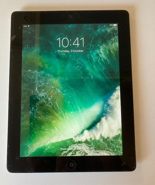 iPad 4th Gen (WiFi) - 32GB - Zwart, Computers en Software, Apple iPads, Zo goed als nieuw, Apple iPad, Wi-Fi, 10 inch, 32 GB, Zwart