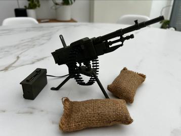 Action man palitoy vintage belt feed machine gun beschikbaar voor biedingen