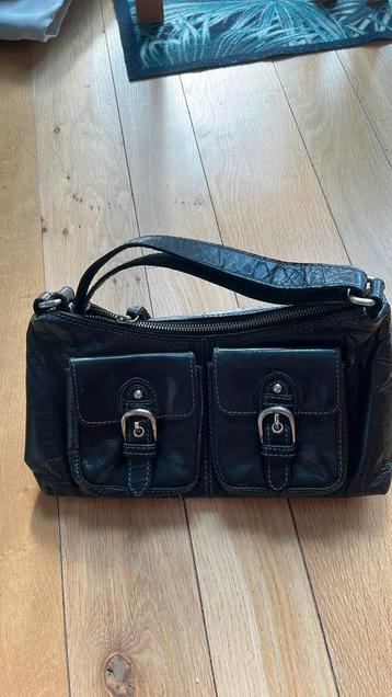 Sac pour Dame, en bandoulière, d’occasion, multiples poches beschikbaar voor biedingen