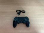 Zwart ps4 controller, Ophalen of Verzenden, Zo goed als nieuw, Controller