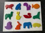 vintage puzzel met dierenfiguren, Ophalen, Zo goed als nieuw, Ontdekken