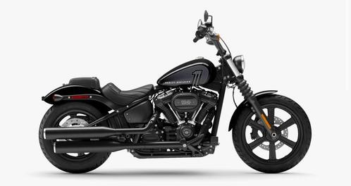 Harley-Davidson Softail Street Bob met 48 maanden waarborg, Motos, Motos | Harley-Davidson, Entreprise, Autre, 2 cylindres