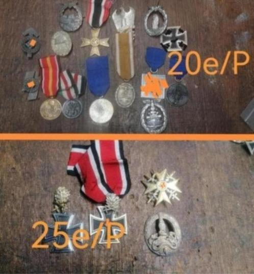 Alle WO2 repro militaire onderscheiding, Verzamelen, Militaria | Tweede Wereldoorlog, Verzenden