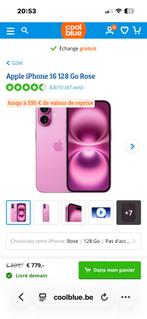 Iphone 16 rose 128 gigas, Télécoms, Téléphonie mobile | Apple iPhone, Enlèvement, Neuf, Rose, IPhone 16