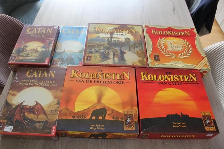 Kolonisten van Catan, Hobby en Vrije tijd, Gezelschapsspellen | Bordspellen, Zo goed als nieuw, Drie of vier spelers, Ophalen of Verzenden