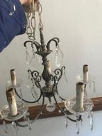 kroonluchter, Ophalen, Gebruikt, Glas, Antiek