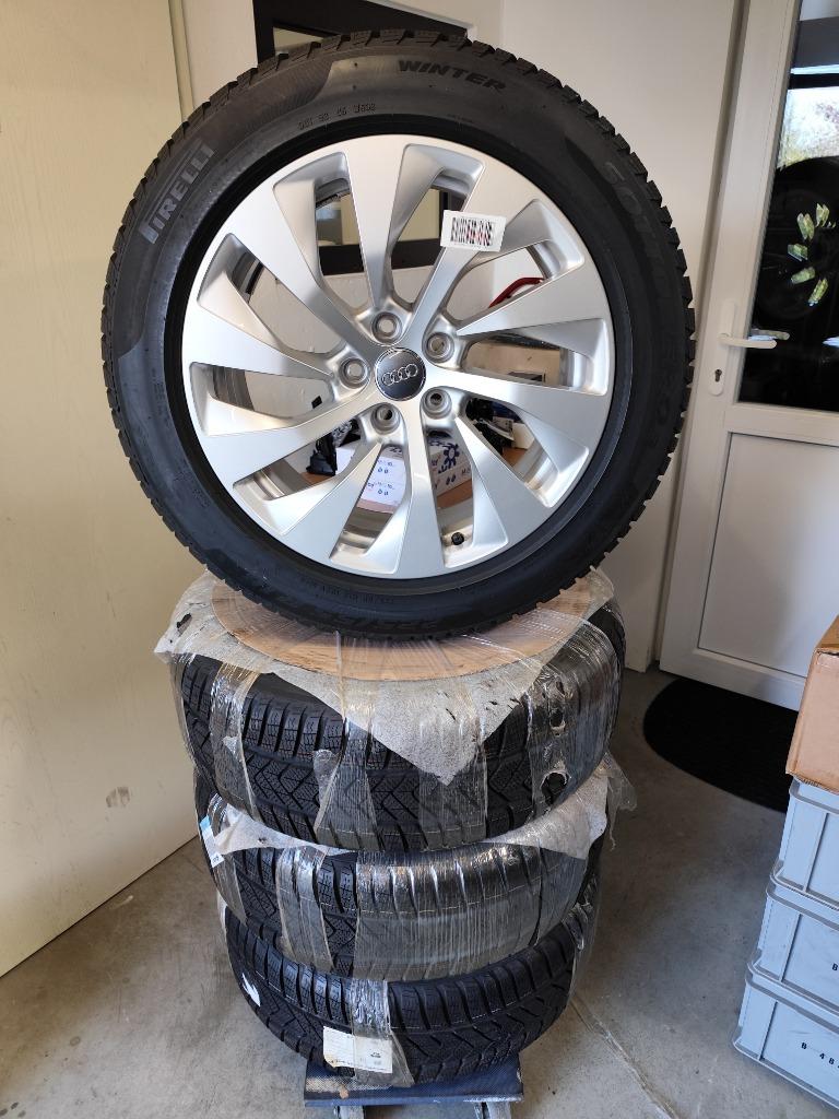 Audi A7 4K S7 winterbanden met 18, inch velgen set nieuwe, Ophalen, Audi