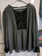 Zwarte kanten blouse, Vêtements | Femmes, Grandes tailles, Enlèvement ou Envoi, Porté