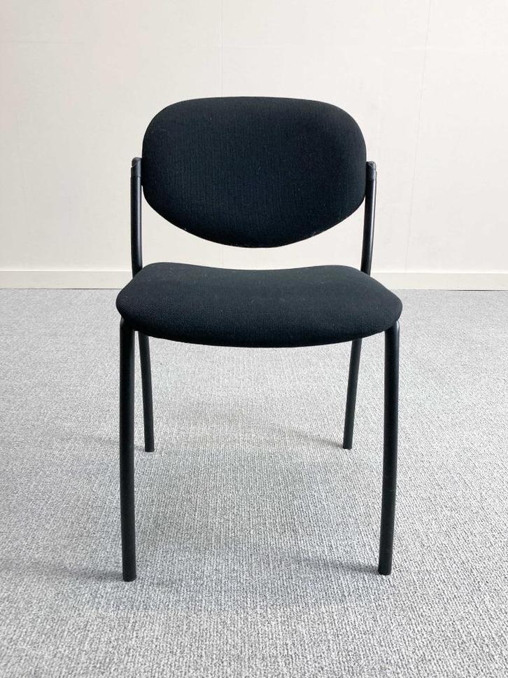 Vergaderstoel, Huis en Inrichting, Bureaustoelen, Gebruikt, Bureaustoel, Zwart, Ophalen