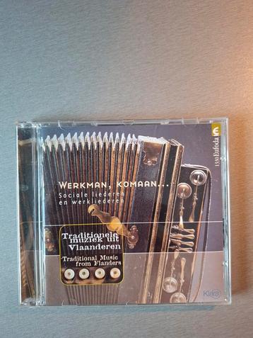Cd. Werkman, komaan... Traditionele muziek uit Vlaanderen.  beschikbaar voor biedingen