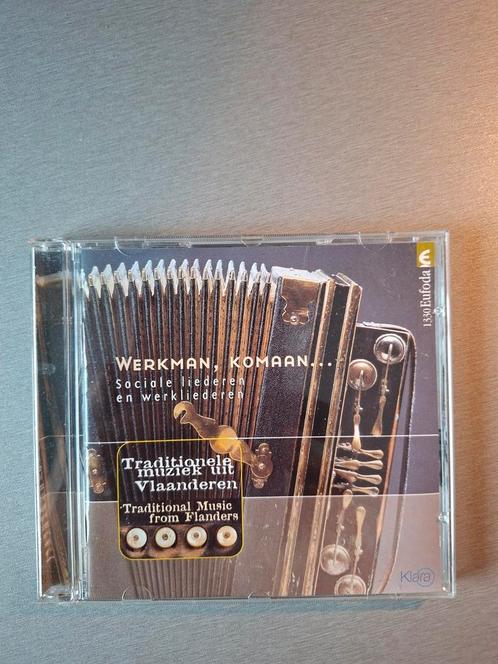 Cd. Werkman, komaan... Traditionele muziek uit Vlaanderen., Cd's en Dvd's, Cd's | Verzamelalbums, Zo goed als nieuw, Ophalen of Verzenden