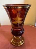 Vase en cristal de bohème, Antiek en Kunst, Ophalen of Verzenden