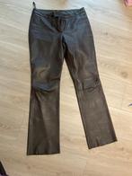 Lederen broek (lam) voor tieners, Ophalen, Mango, Bruin, Maat 36 (S)