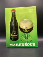 Ancienne plaque bière de Maredsous, Collections, Marques de bière, Utilisé