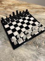 Onyx marmeren schaakbord / schaken / schaakset, Ophalen