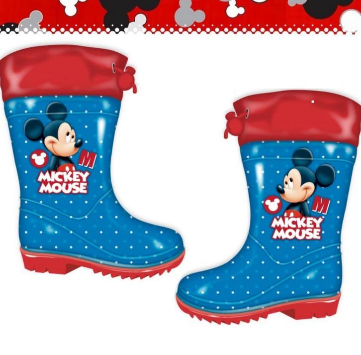Mickey Mouse Regenlaarzen - Disney - Maat 22 - 26 - 28 - 30, Kinderen en Baby's, Kinderkleding | Schoenen en Sokken, Nieuw, Laarzen