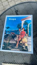 Vespa reklame sixties inclusief frame, Comme neuf, Enlèvement ou Envoi