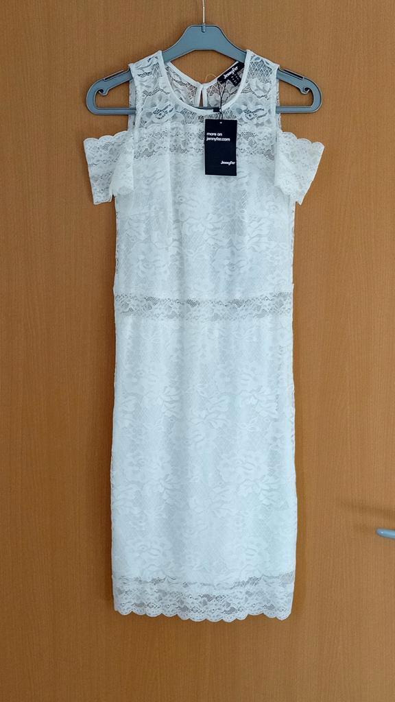 Robe blanche Jennyfer épaules nues taille M, Vêtements | Femmes, Robes, Neuf, Taille 38/40 (M), Blanc, Au-dessus du genou, Enlèvement ou Envoi