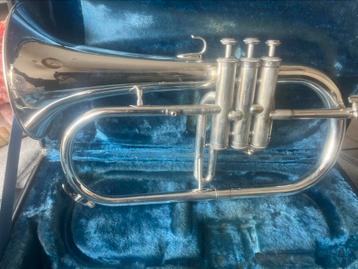 Bugle Yamaha YFH-731 Argenté, Musique & Instruments, Instruments à vent | Trompettes, Enlèvement ou Envoi, Comme neuf, Trompette en si bémol