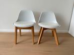 Kinderstoeltje 2 stuks, Huis en Inrichting, Ophalen, Kunststof, Wit, Scandinavisch