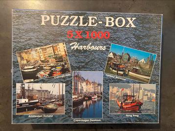 Puzzelbox – 5-in-1 'Harbours'-thema beschikbaar voor biedingen