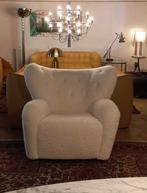 Mid-century fauteuils tulipe takahama bellini sheepskin, Ophalen of Verzenden, Zo goed als nieuw, Leer
