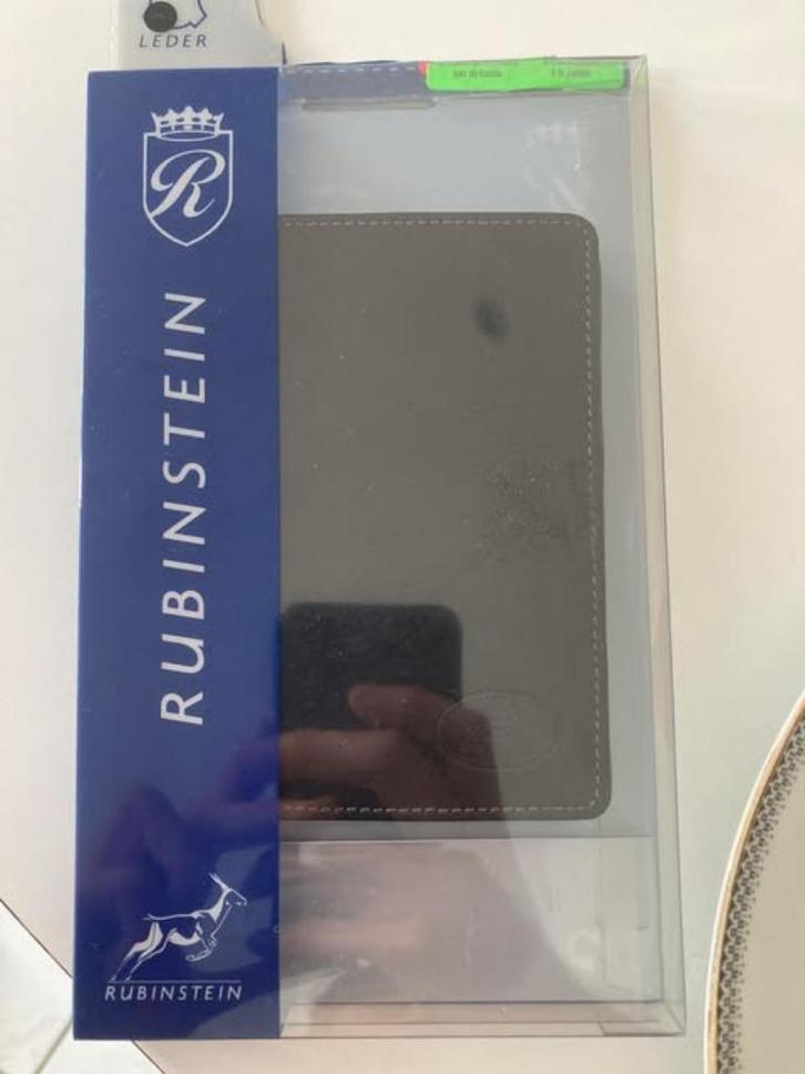 Rubinstein portemonee, Handtassen en Accessoires, Portemonnees, Nieuw, Overige merken, Zwart, Leder, Ophalen