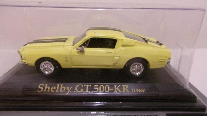 SHELBY GT 500 KR 68.FABBRI 1/43 NEUVE,BLISTER SCELLE, Hobby en Vrije tijd, Modelauto's | 1:43, Nieuw, Auto, Overige merken, Ophalen of Verzenden