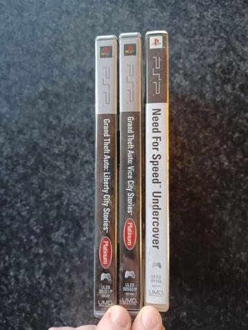 3 PSP games beschikbaar voor biedingen