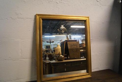 grand miroir ancien avec cadre doré simple L 70cm P 60cm, Maison & Meubles, Accessoires pour la Maison | Miroirs, Comme neuf, 50 à 75 cm