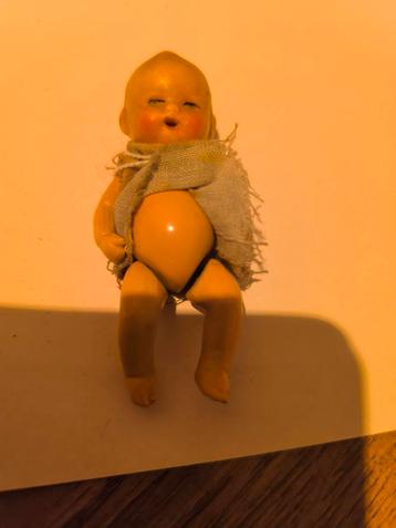 Mini poupon ancien en porcelaine, Enlèvement ou Envoi