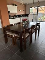 Tafel + 6 stoelen, Maison & Meubles, Salles à manger complètes, Enlèvement, Utilisé, Vintage - Mid Century Modern (MCM), 6 à 8 chaises