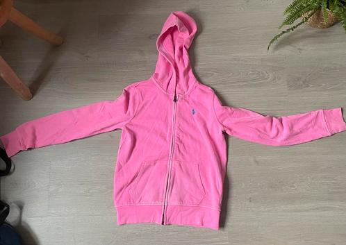Ralph Lauren zipper trui, Kleding | Dames, Truien en Vesten, Gedragen, Maat 36 (S), Roze, Ophalen of Verzenden