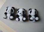 3x baby panda  =  panda knuffel 11cm  ; 3 beertjes voor € 2, Kinderen en Baby's, Ophalen of Verzenden, Beer, Zo goed als nieuw