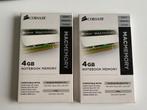 Corsair MacMemory 4GB Notebook Memory 1066MHz DDR3, Nieuw, 4 GB, Ophalen of Verzenden, Laptop