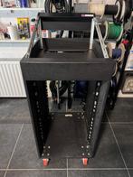 DISCOBAR-RÉGIE-FLIGHT CASE-RACK 19" op wielen, Muziek en Instrumenten, Behuizingen en Koffers, Ophalen, Zo goed als nieuw, Flightcase