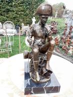 NAPOLEON ZITTEND EN BEDACHTZAAM IN BRONS GESIGNEERD, Antiek en Kunst, Antiek | Brons en Koper, Ophalen of Verzenden, Brons