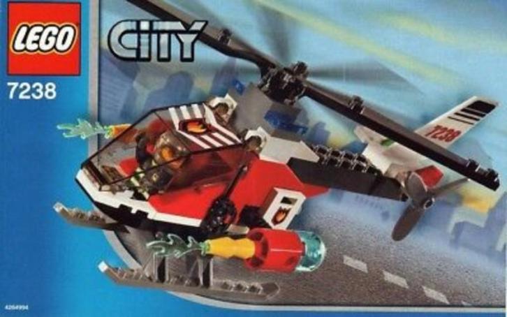 LEGO City fire 7238 Fire Helicopter, Kinderen en Baby's, Speelgoed | Duplo en Lego, Zo goed als nieuw, Lego, Complete set, Ophalen of Verzenden