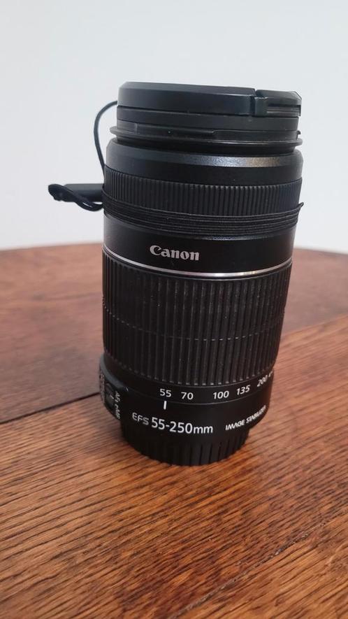 Canon EF-S 55-250mm zoomlens, Audio, Tv en Foto, Foto | Lenzen en Objectieven, Zo goed als nieuw, Ophalen of Verzenden