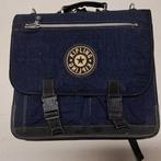 Zeer stevige vintage Kipling boekentas, Gebruikt, Blauw, Aktetas of Boekentas, 40 tot 50 cm