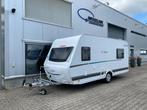 Dethleffs C’Joy 460 LE ENKELE BEDDEN ZAKLUIFEL INCL STALLI, Caravans en Kamperen, Caravans, Schokbreker, Bedrijf, 2 aparte bedden