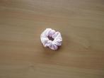 Velvet roze fluwelen scrunchie haarband haarelastiek Bebe, Ophalen of Verzenden