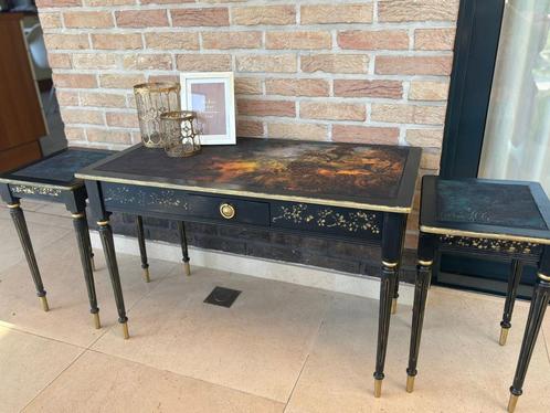 Charmante bijzettafeltjes, Huis en Inrichting, Tafels | Sidetables, Zo goed als nieuw, Ophalen