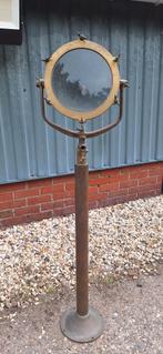 Pracht antieke scheepslamp, schijnwerper lamp, zoeklicht., Ophalen, Gebruikt, Industrieel-nautisch-vintage- stoer wonen-stoer werken