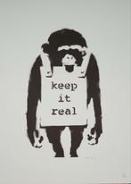Banksy - keep it real, Antiek en Kunst, Kunst | Litho's en Zeefdrukken, Ophalen of Verzenden